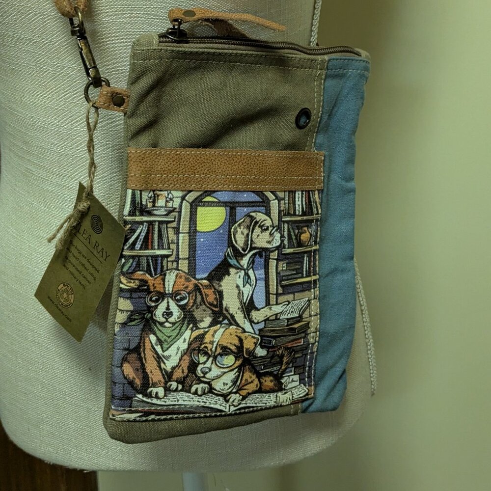 Handbag - Dogs visit the library - NWT